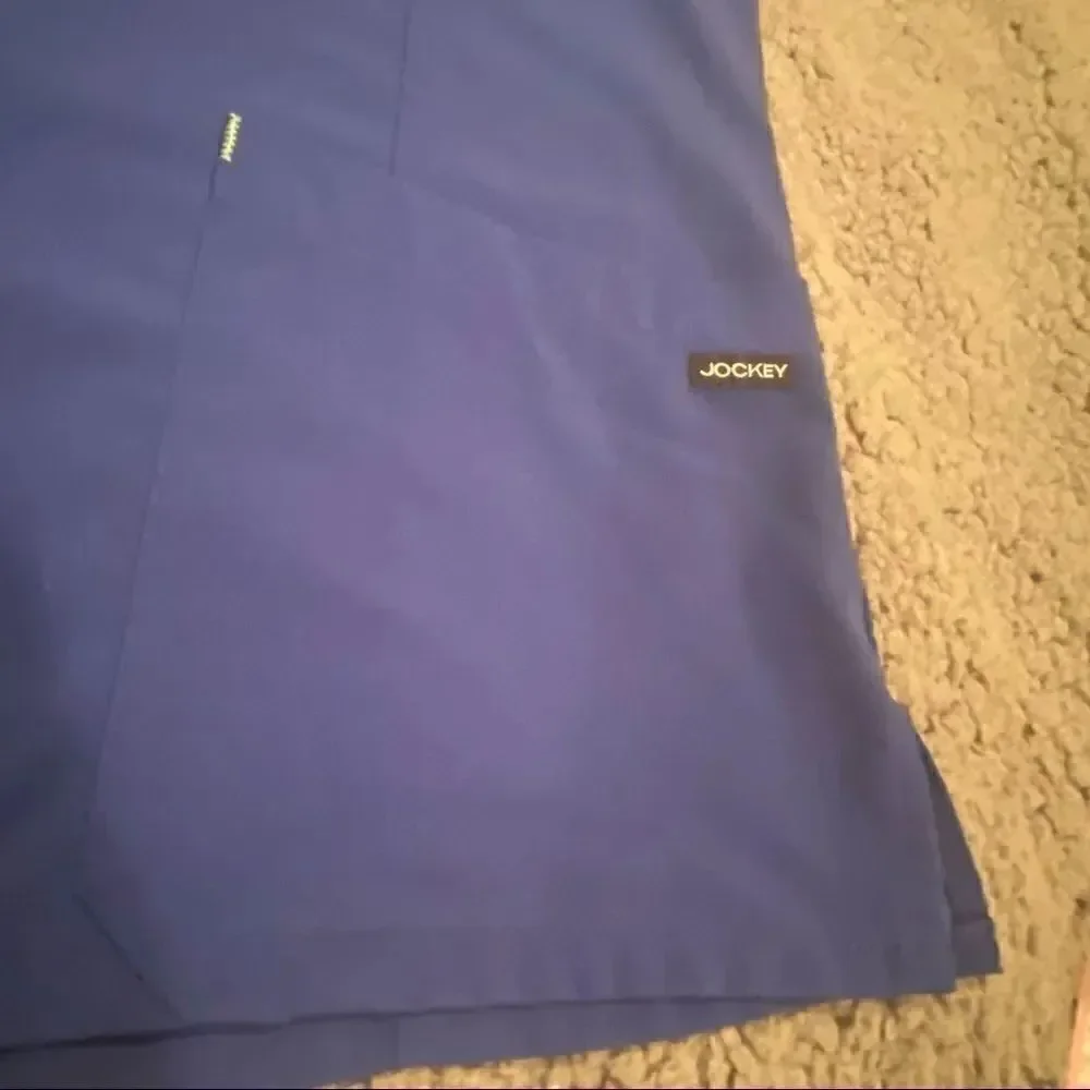 Jockey Scrub Top Size Small Blue